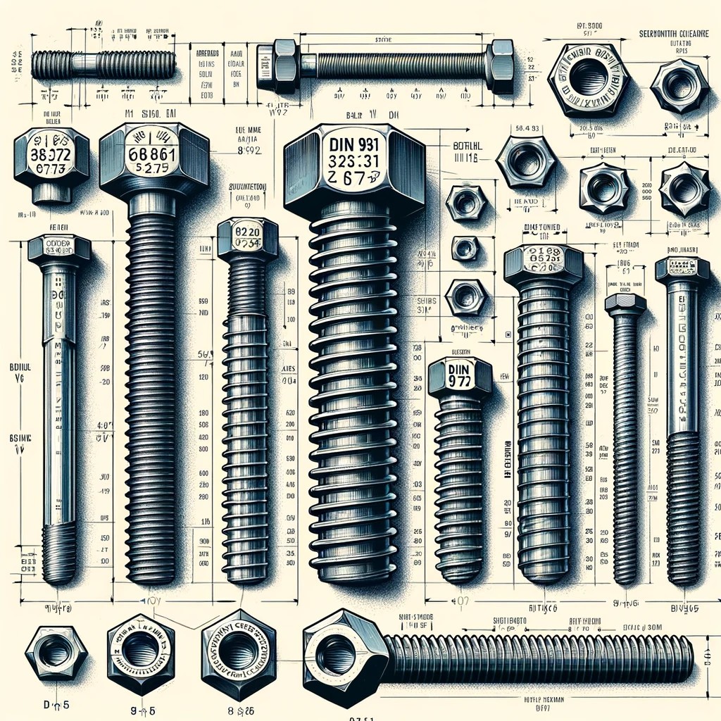 DIN 931 quid definit? Explorans Standard ad Exagonum Caput Bolts