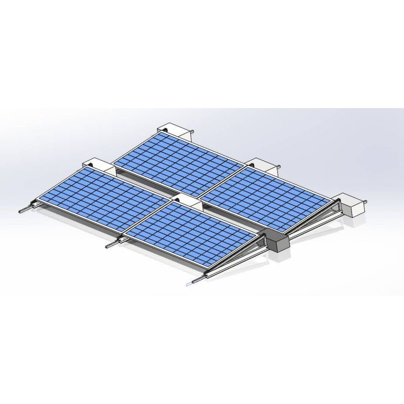 Quid est tectum plano photovoltaicum bracket fixum?