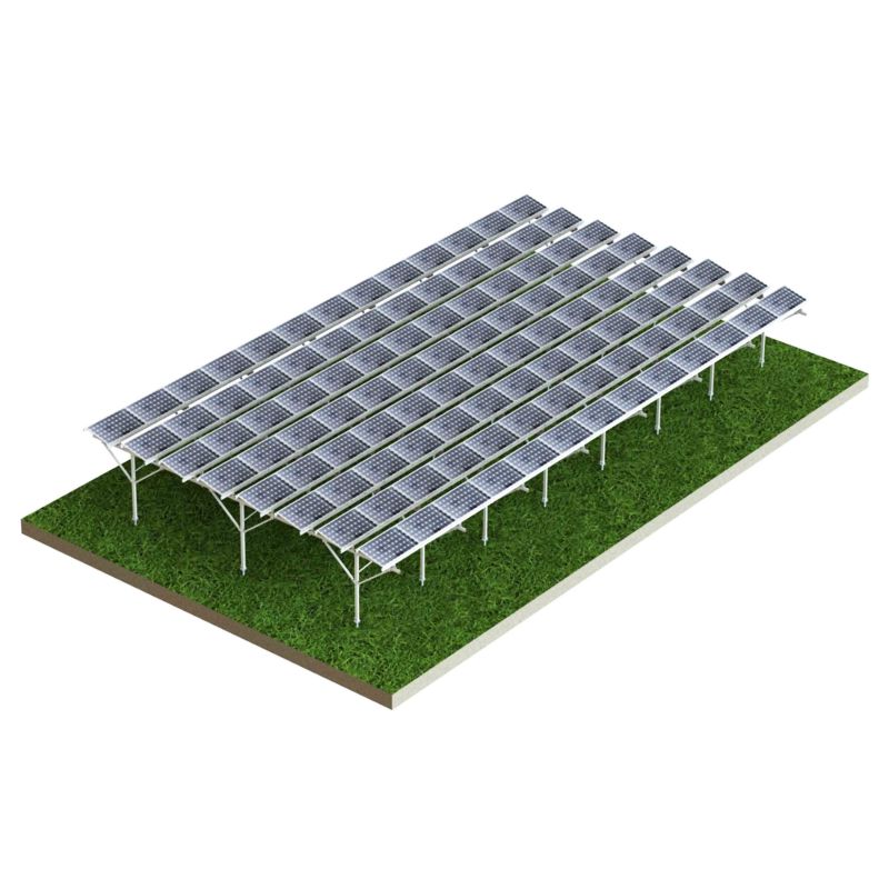 Aluminium Solar Ground Bracket Solar Panel Farm Adscendens System